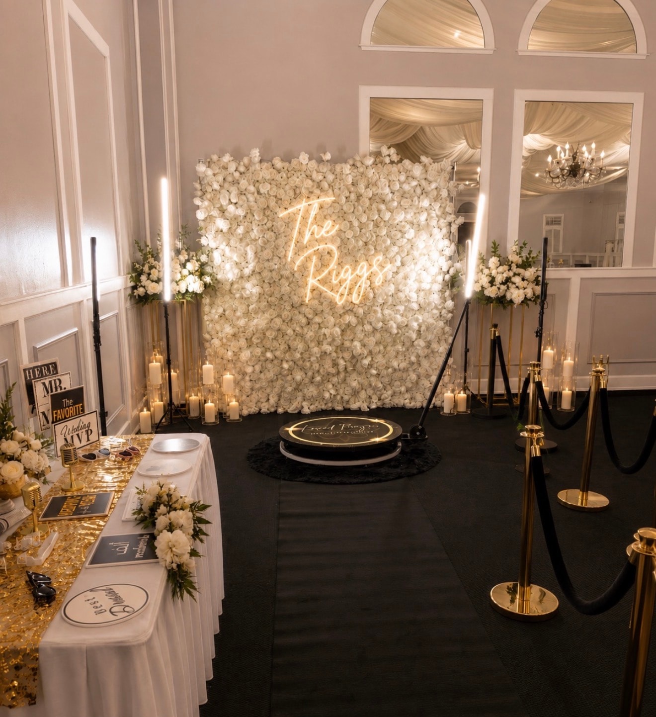 MK Rarest Events balloon arch celebration